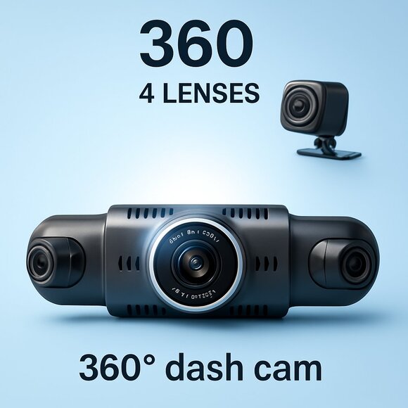 4 Lens dash camera 3"LCD With  WIFI   -supper      hight  quality   video - Picture 6 of 6